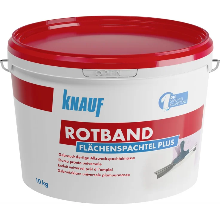 Knauf Rotband Flächenspachtel Plus 10 kg – Bild 2
