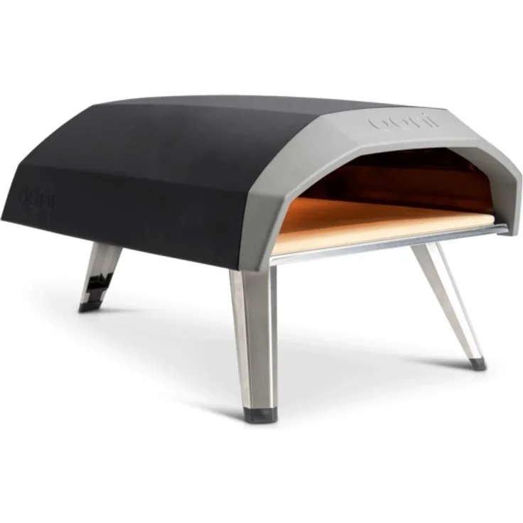Ooni Koda 12, 1 Pizza/Pizzen, 500 °C, Schwarz, Edelstahl, 395 mm, 628 mm, 298 mm