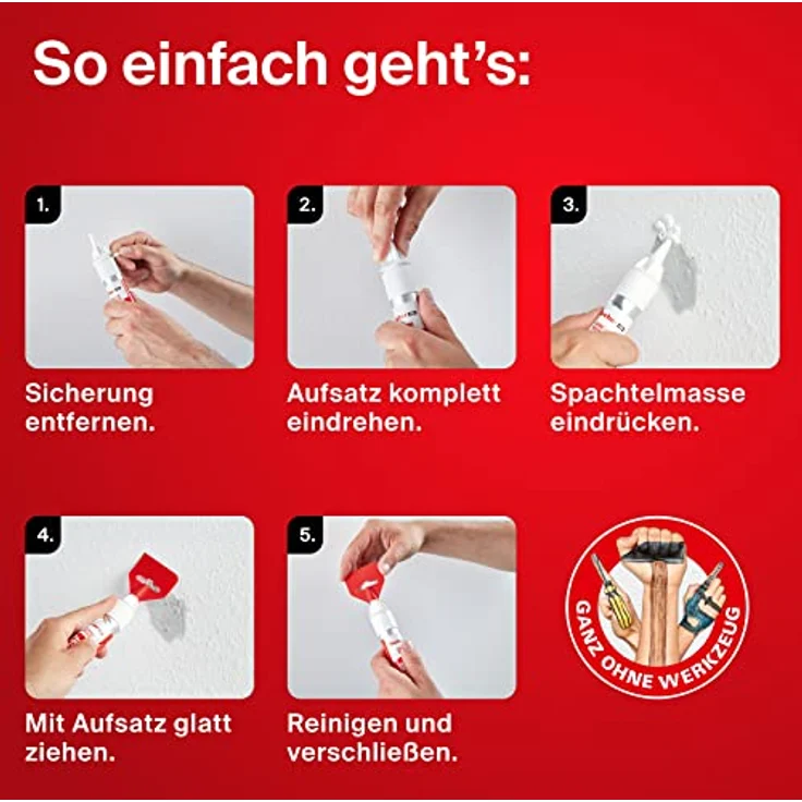 Fischer GOW Spachtelmasse 559054 70ml – Bild 5