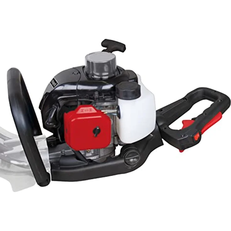 Scheppach Benzin-Heckenschere HTH250/240P 1,0 PS, Schnittlänge: 600 mm, Schnitt- Ø: 27 mm, 180° drehbarer Handgriff mit Vibrationsschutz, Schnellstop-Bremsfunktion – Bild 4