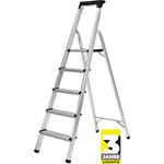 Craftfull Stehleiter CF-133B Aluminium Haushaltsleiter Leiter klappbar Ablage (5 Stufen) - Preisvergleich