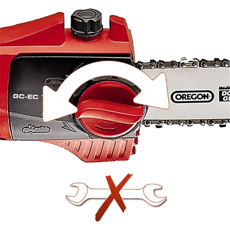 Einhell GC-EC 750 T Elektro-Kettensäge, 750 Watt Leistung, 20 cm Schwertlänge – Bild 4