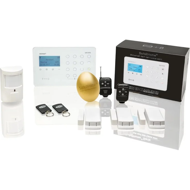Safe2Home® Funk Alarmanlagen Basis Set SP210 mit Sabotageschutz – WIFI / GSM / SMS Alarmierung - Lichtsteuerung – Bild 1