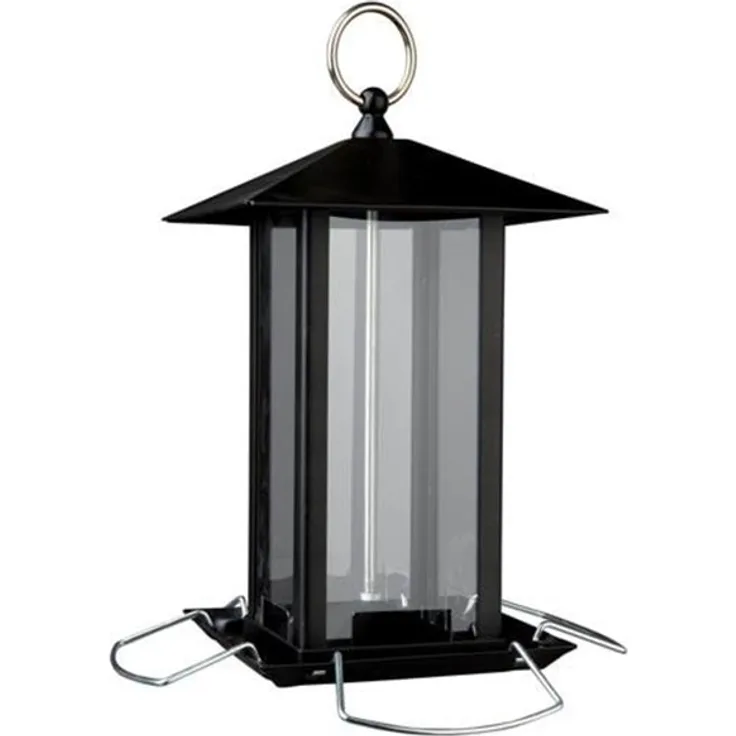 Trixie Vogelfutterspender, Metall, 1.000 ml- 20 cm, schwarz