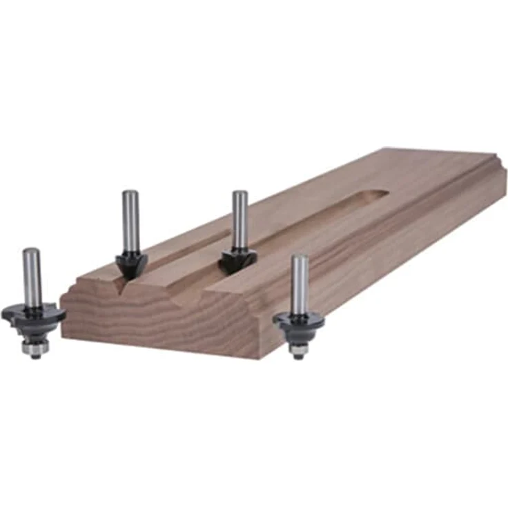 Bosch Professional Freihandfräser Set 15 Teile 8 mm Schaft Hartmetall für feine Holzarbeiten – Bild 8