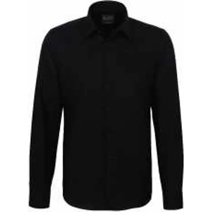 HAKRO Hemd Business Regular 105, schwarz, M