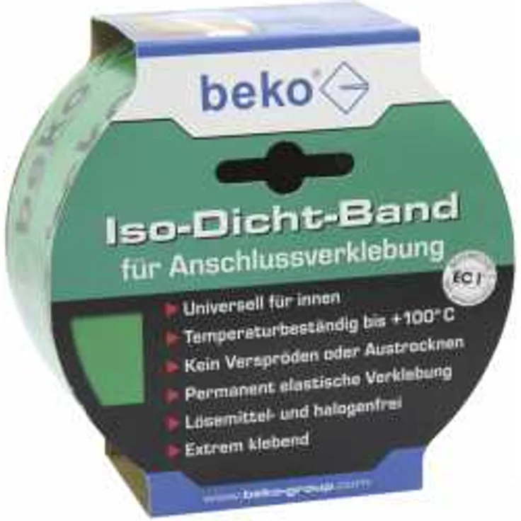 Beko Iso-Dicht-Band 60 mm x 25 m, grün, für Anschlussverklebung im Innenbereich