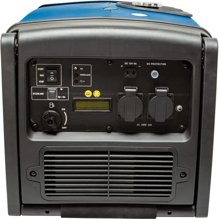 Scheppach Inverter Stromerzeuger SG3400i 3400 W 4-Takt Benzinmotor Fernsteuerung – Bild 3