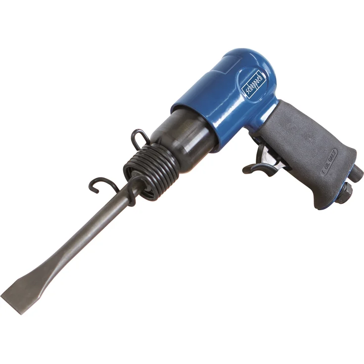 Scheppach Druckluft Meisselhammer Set, enthält 5 Meisseleinsätze und ein Öl-Fläschchen, 4500 Schläge/Minute, Arbeitsdruck 6,3 bar, Luftbedarf- Ø79,2 L/min – Bild 4