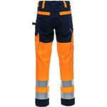 NITRAS MOTION TEX VIZ lange Warnschutz Arbeitshose | orange | Gr. 28