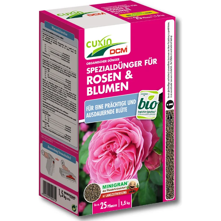 Cuxin Rosen- und Blumendünger, 1,5 kg