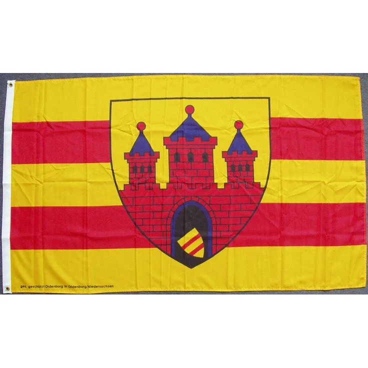 Flagge Oldenburg 80 g/m² ca. 90 x 150 cm