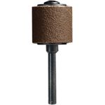 Dremel 2615040732 Schleifstift, Körnung: 60, Schaft 13 mm, Drehstift und Schleifband, Braun