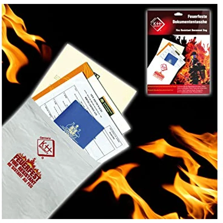 KH-Security feuerfeste Dokumententasche "Basic" – Bild 2