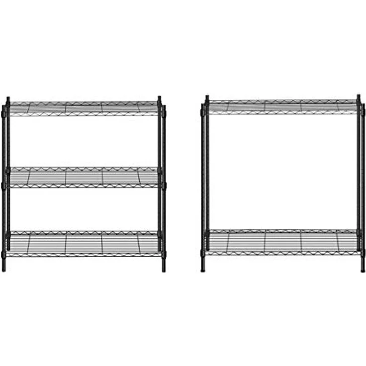 Metallregal Haushaltsregal Steckregal Büro Regal 35 X 90 X 180 150 Kg Weiß – Bild 4