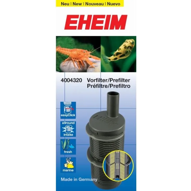 EHEIM Vorfilter rundum-Ansaugung für eine schonende Filterung