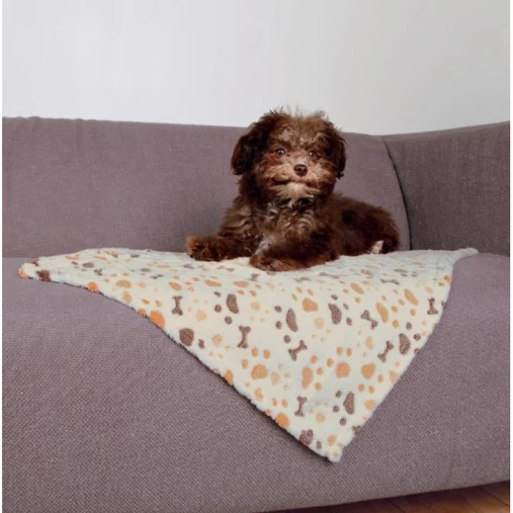 Trixie Decke Lingo weiß-beige 75 × 50 cm