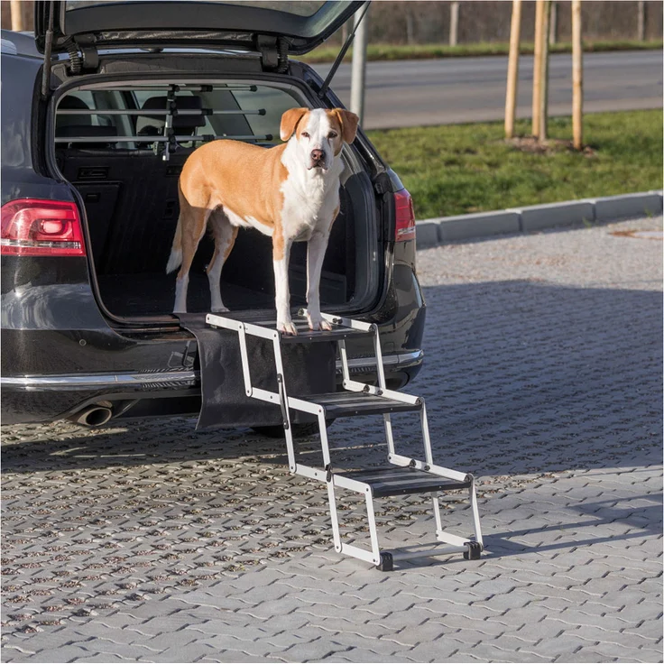 Trixie Petwalk Aluminium Falt-Treppe – Bild 1