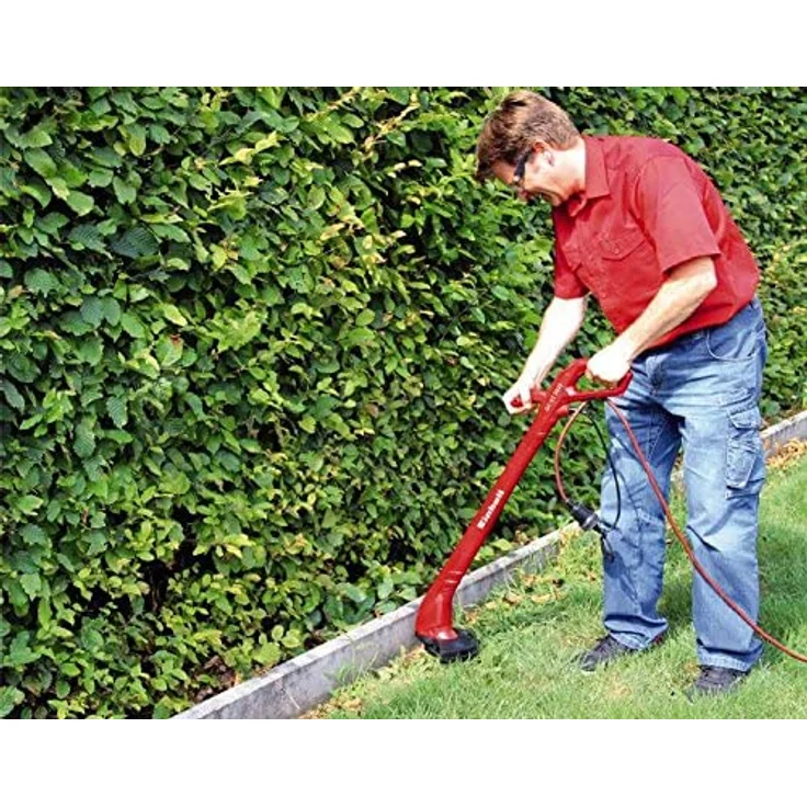 Einhell Elektro Rasentrimmer GC-ET 2522 (250 Watt, Schnittbreite 22 cm, Fadenlänge 60 cm, Umdrehungen Fadenspule 12000 min-1), Drehzahl 12000 U-min – Bild 4