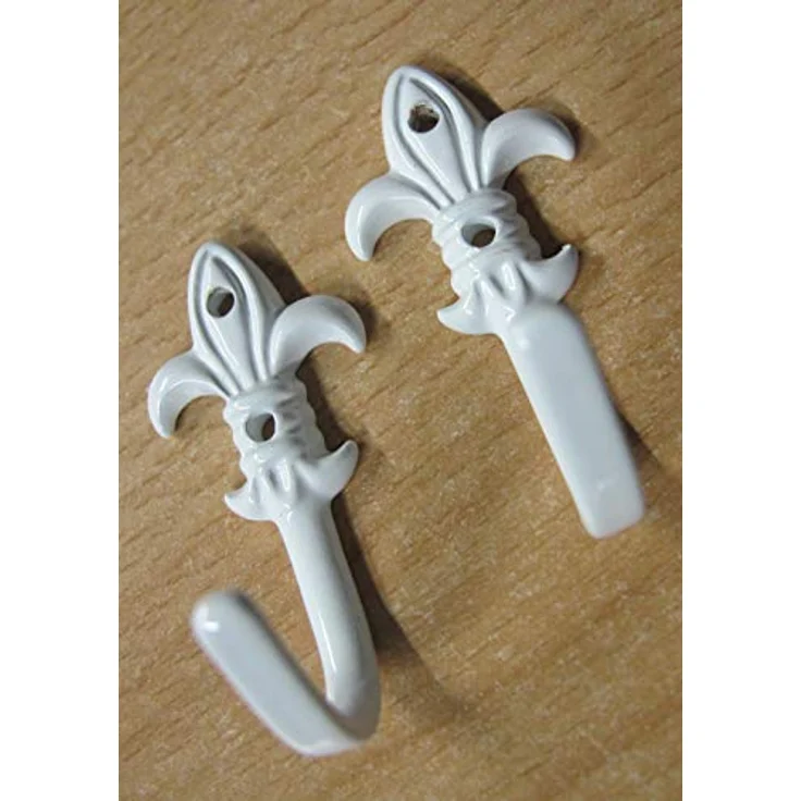 Gardinia Zierhaken Lilie B 2,5 cm x L 5 cm Weiß – Bild 3