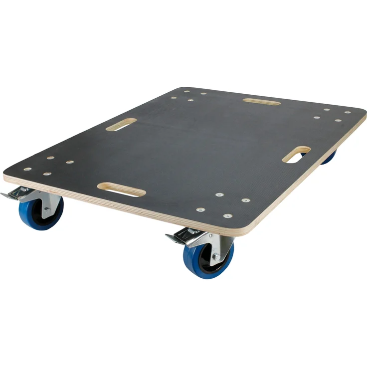 ecd germany Transportroller mit 2x Feststellbremse, 60x80 cm, belastbar bis 800 kg