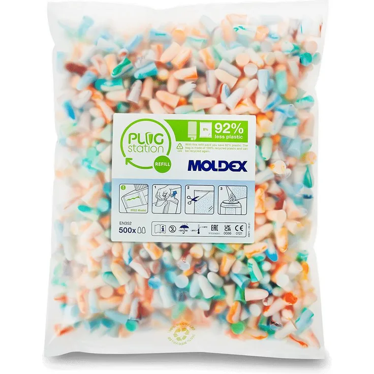 Ohrstopfen SPARKS PLUG Refill Pack - 500 Paar