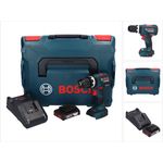 Bosch Professional GSB 18V-60 C Professional Akku Schlagbohrschrauber 18 V 60 Nm Brushless + 1x Akku 2,0 Ah + Ladegerät + L-Boxx