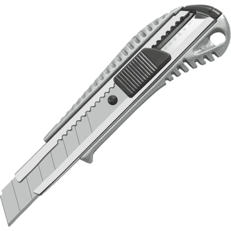 Scorprotect ® Abbrechmesser Cuttermesser Aludruckguss 18 mm mit Metallführung – Bild 2
