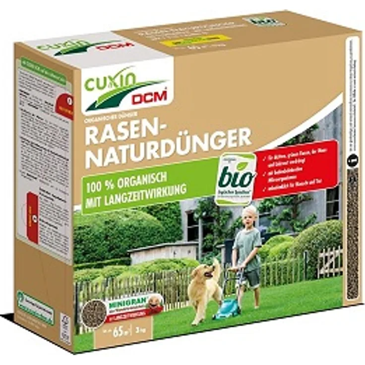 Cuxin DCM Rasen Natur Dünger 3 kg