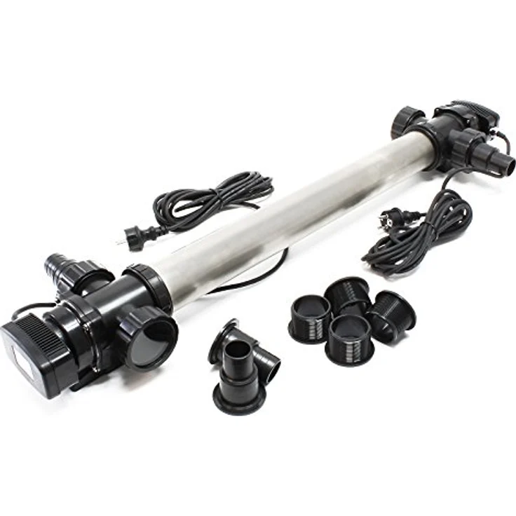 SunSun CUV-772 Edelstahl Teichklärer Wasserklärer Lichtfilter 72W – Bild 1