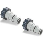 Intex Adapter A Ersatz-Schlauchadapter für Pumpen, A-Serie, mit Gewinde, Doppelpack