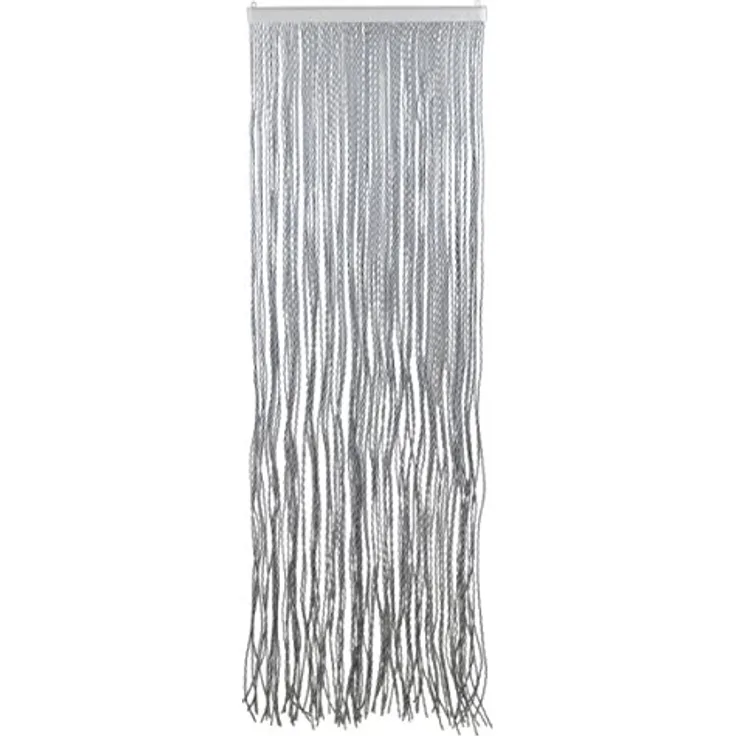 Travellife Insektenschutz für Türen Crystal 190x60 cm Weiß und Grau
