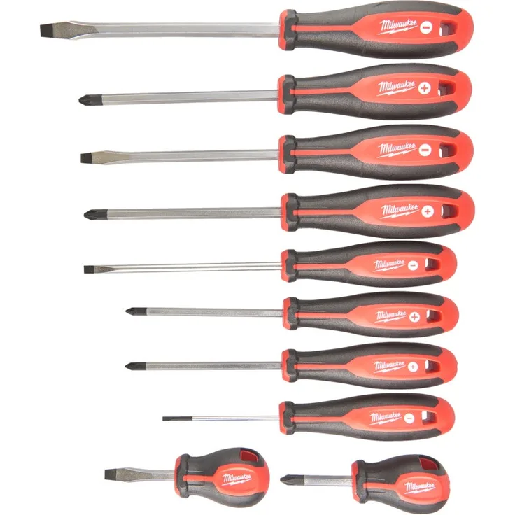 Milwaukee Tri-Lobe Schraubendreher Set PH/PZ/SL (10pc) 4932471808