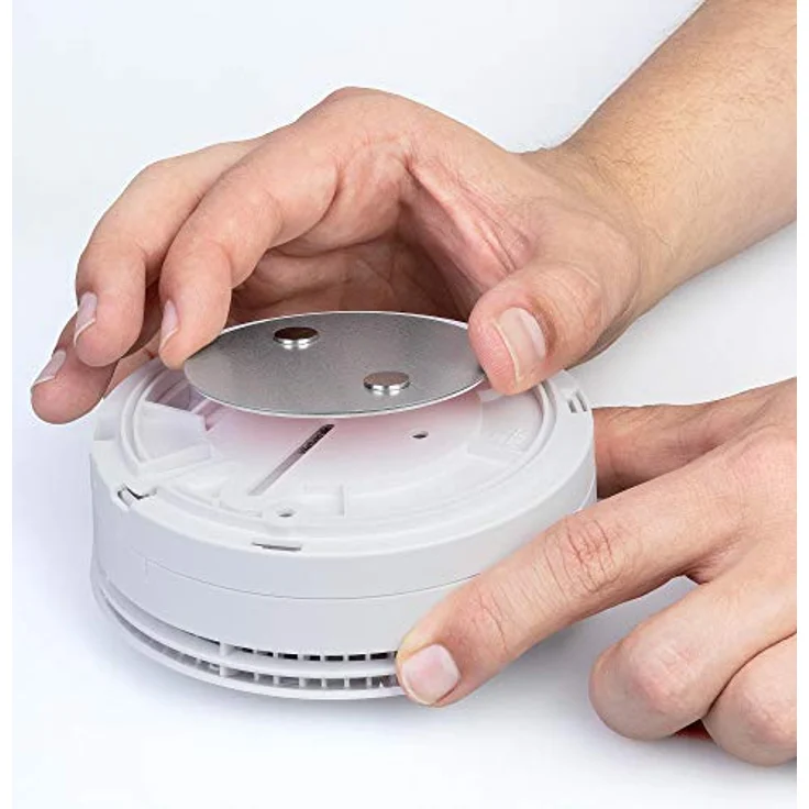 EN Rauchmelder Magnethalter 5 Stück selbstklebende Magnethalterung für Rauchmelder Ø 50mm – Bild 5