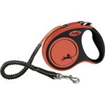 Flexi XTREME S schwarz/orange GURT 5 m