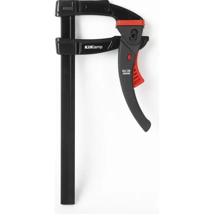 Bessey KLI-SET-A 2x KliKlamp Kli 20 Black Edition Set + Multitool 7+1 Zange, Messer, Schere, Schraubendreher, Dosenöffner, Pfeile, Ahle mit Öhr