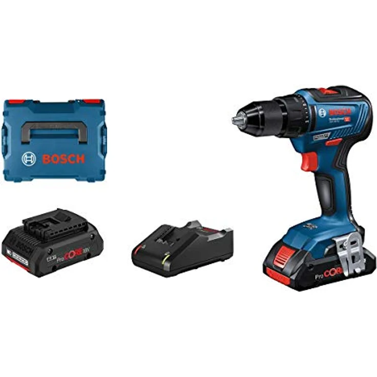 Bosch Professional Akku-Bohrschrauber GSR 18V-55,2 x Akku ProCORE18V,Schnellladegerät GAL 18V-40 - 06019H5204 – Bild 1