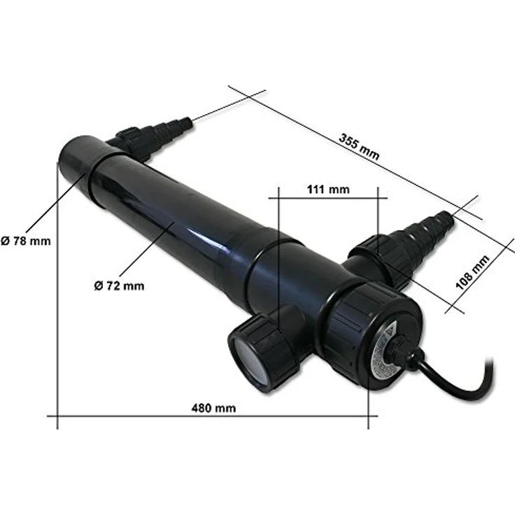 SunSun CUV-136 Teichklärer Wasserklärer Lichtfilter 36W – Bild 3