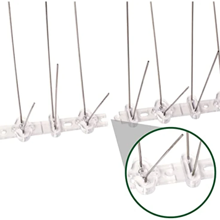 Gardigo Bird Repellent Spikes Taubenabwehr-Spikes Funktionsart Abschreckung 10St. – Bild 5