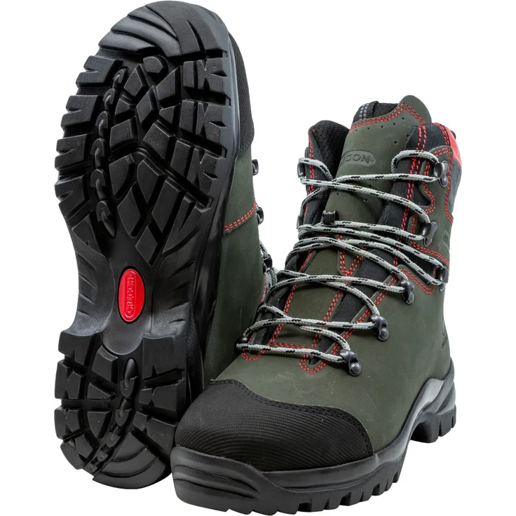 Oregon Schnittschutzstiefel Klasse 2 Fiordland Leder bis 300°C, 295469 Gr. 39