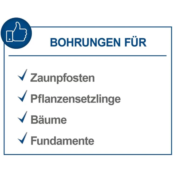 Scheppach Benzin Erdbohrer EB2000 | Erdlochbohrer Pfahlbohrer Gartenbohrer | Bohrerlänge 800mm | handlich mit 2 Griffen | 1450W Leistung | max. 200mm Bohrlöcher | inkl. 100, 150, 200mm Bohrer – Bild 7