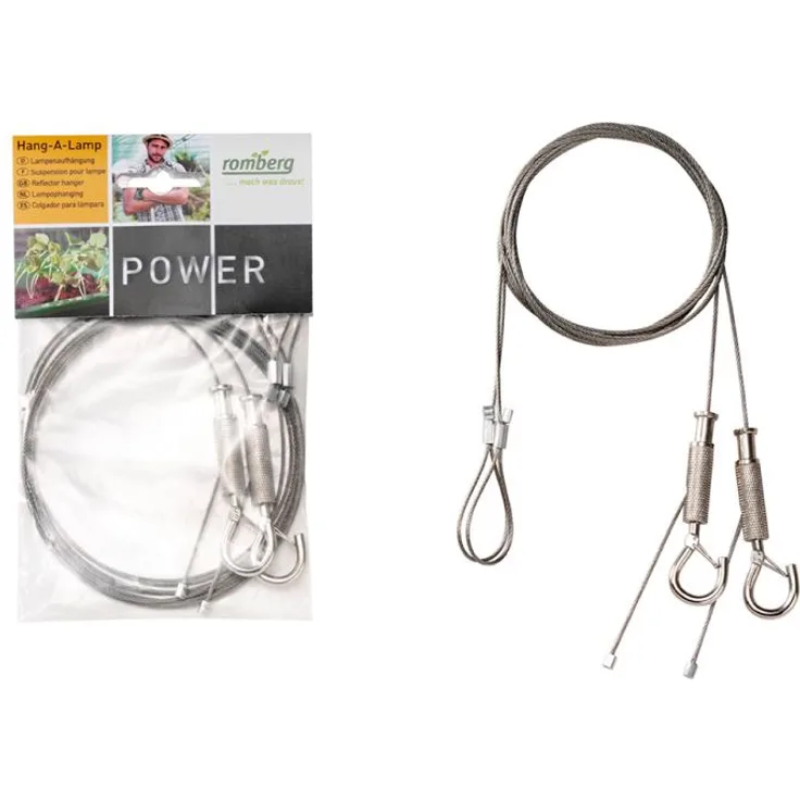 Romberg Hang-A-Lamp Lampenaufhängung 150cm, mit 2x ca. 40 kg Tragkraft