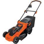 Black+Decker 3-in-1 Elektro-Rasenmäher - 2000W, 48 cm Schnittbreite, 50 L Grasfangbehälter, mit 7-facher Schnitthöhenverstellung - 38 - 100mm und EdgeMax LM2000