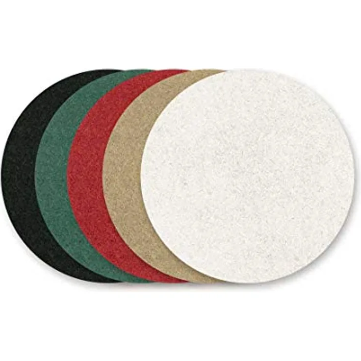 MENZER 10 Normalpads f. Einscheibenmaschinen, Ø 406 mm - grün - Polyester - Menzer