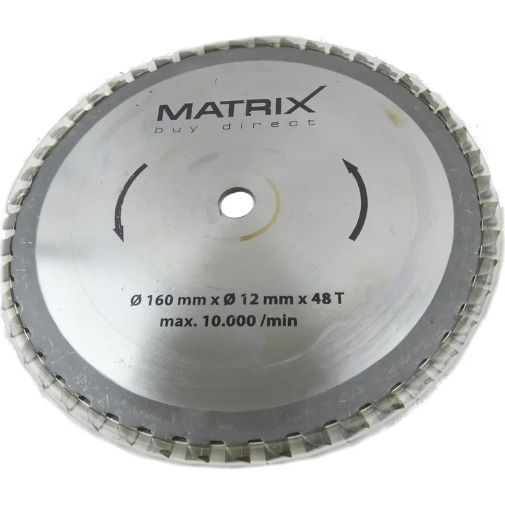 MATRIX Sägeblatt Ersatzsägeblatt für Tischkreissäge TST 1500-160 Duo Power
