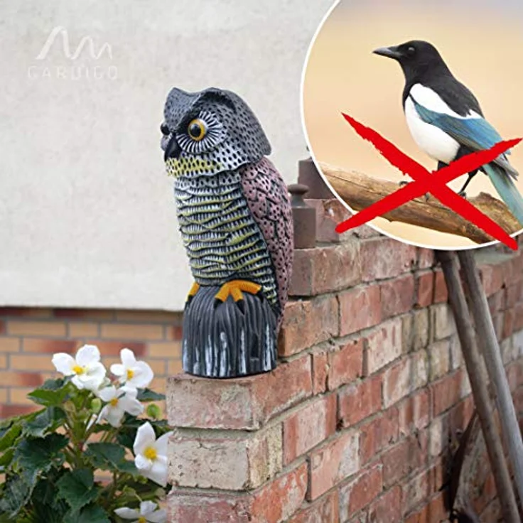 Gardigo Eule, owl Vogelvertreiber Funktionsart Abschreckung 1St. – Bild 7