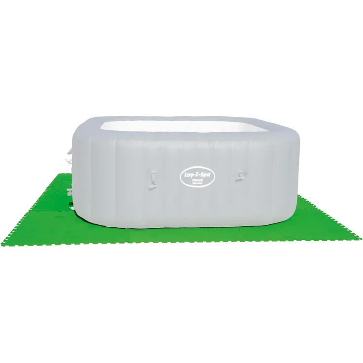 Bestway Flowclear Bodenschutzfliesen Set Bodenplane, grün, 78 x 78 cm – Bild 3
