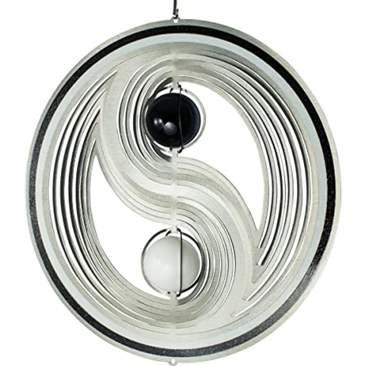 Yin Yang 300 b-w - Windspiel – Bild 1