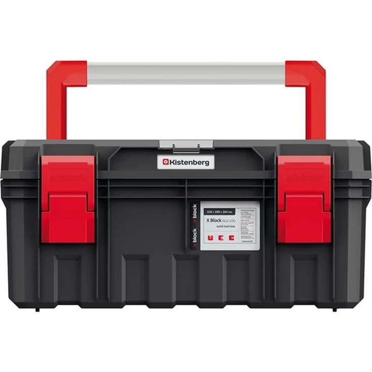 Kistenberg S Block Pro Werkzeugkiste Werkzeugkoffer  Maschinenkoffer Werkzeugbox Werkstattkasten Box Toolbox S Block Pro 550 x 280 x 264 mm – Bild 3