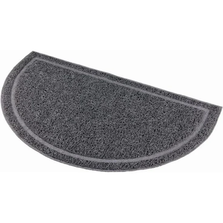 Trixie Vorleger für Katzentoiletten halbrund anthrazit 59 x 35 cm – Bild 1